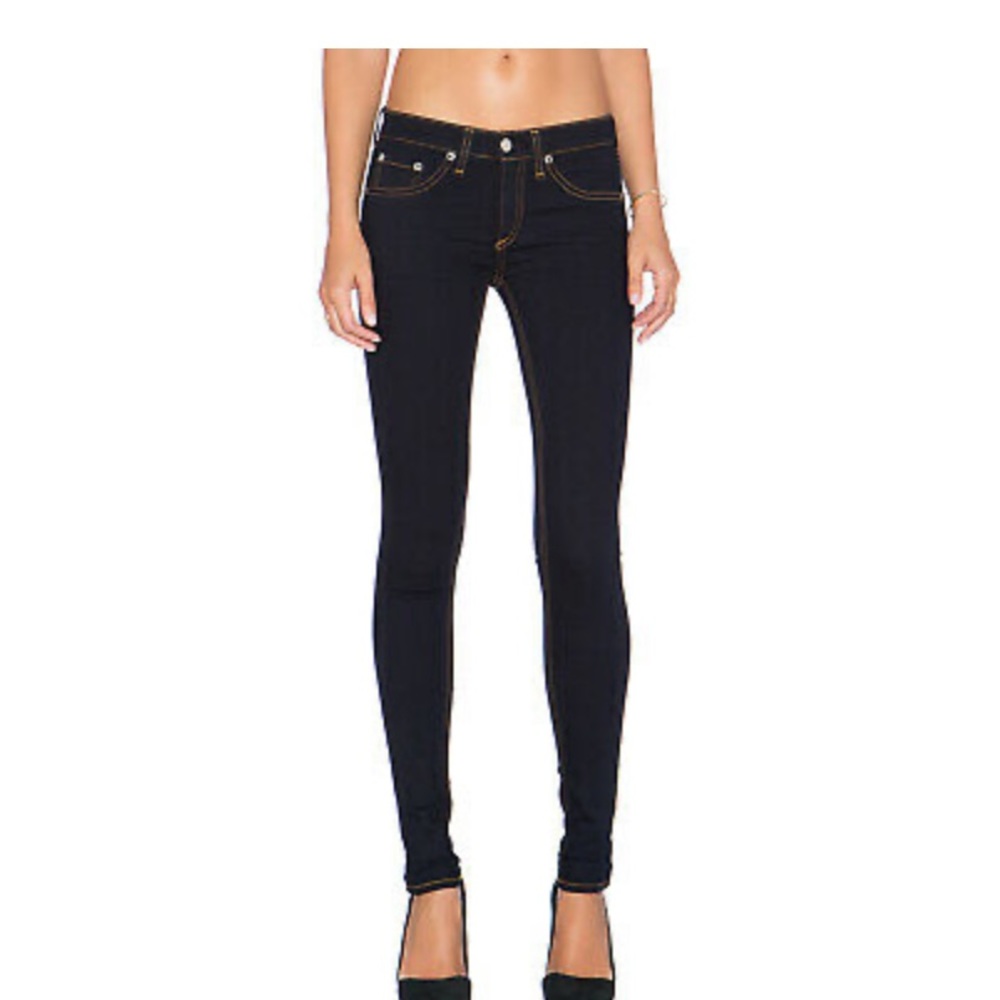 Rag and Bone high rise dark wash jeans